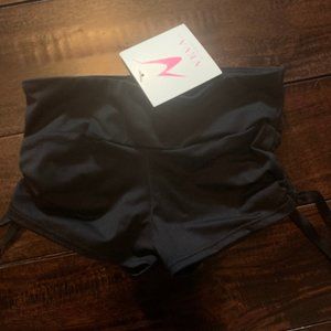 Black Veva hot shorts child medium Dance shorts